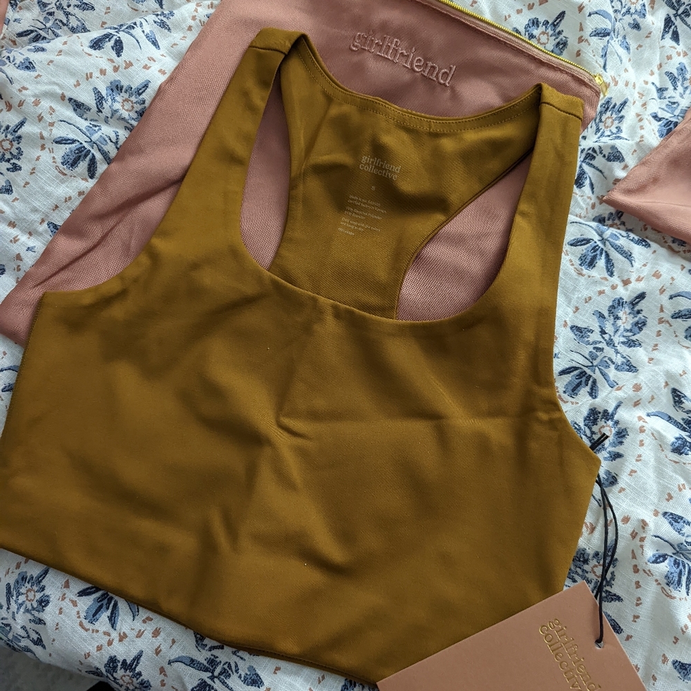 BNWT girlfriend collective paloma bra size s